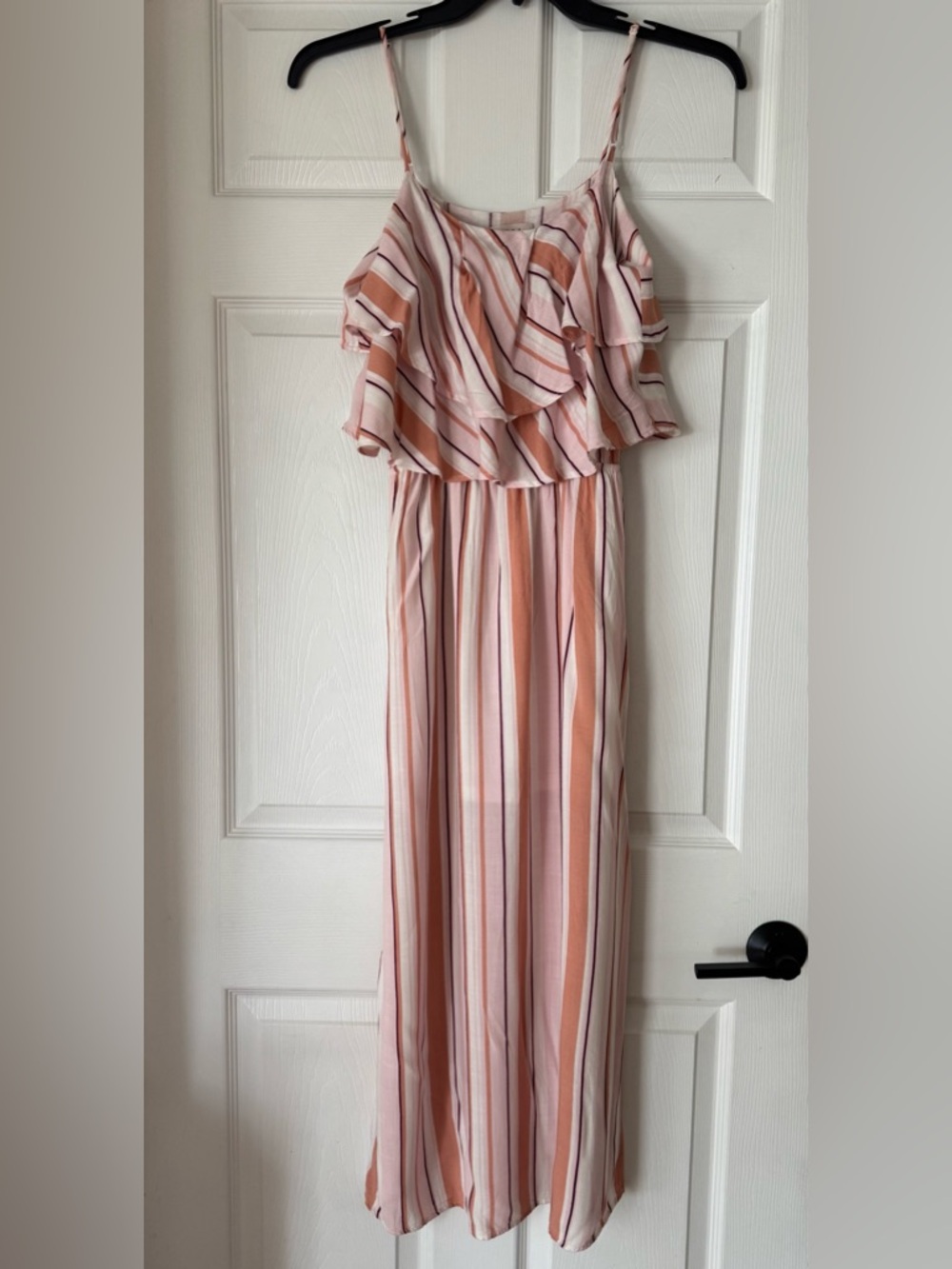 Gilli Cream and Mauve Striped Top